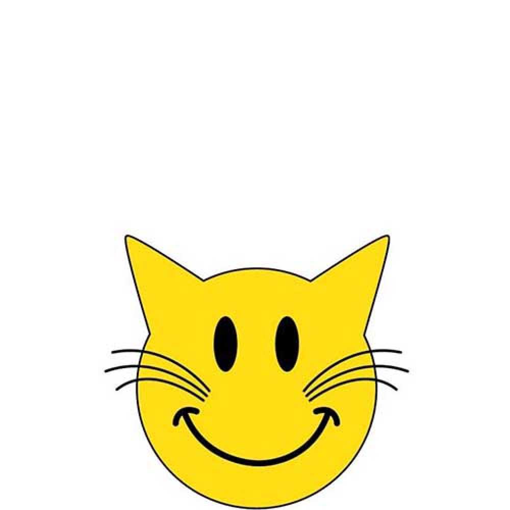 Открытка на каждый день с именем, Аркадий Большое спасибо улыбающийся смайл кот Прикольная открытка с пожеланием онлайн скачать бесплатно 