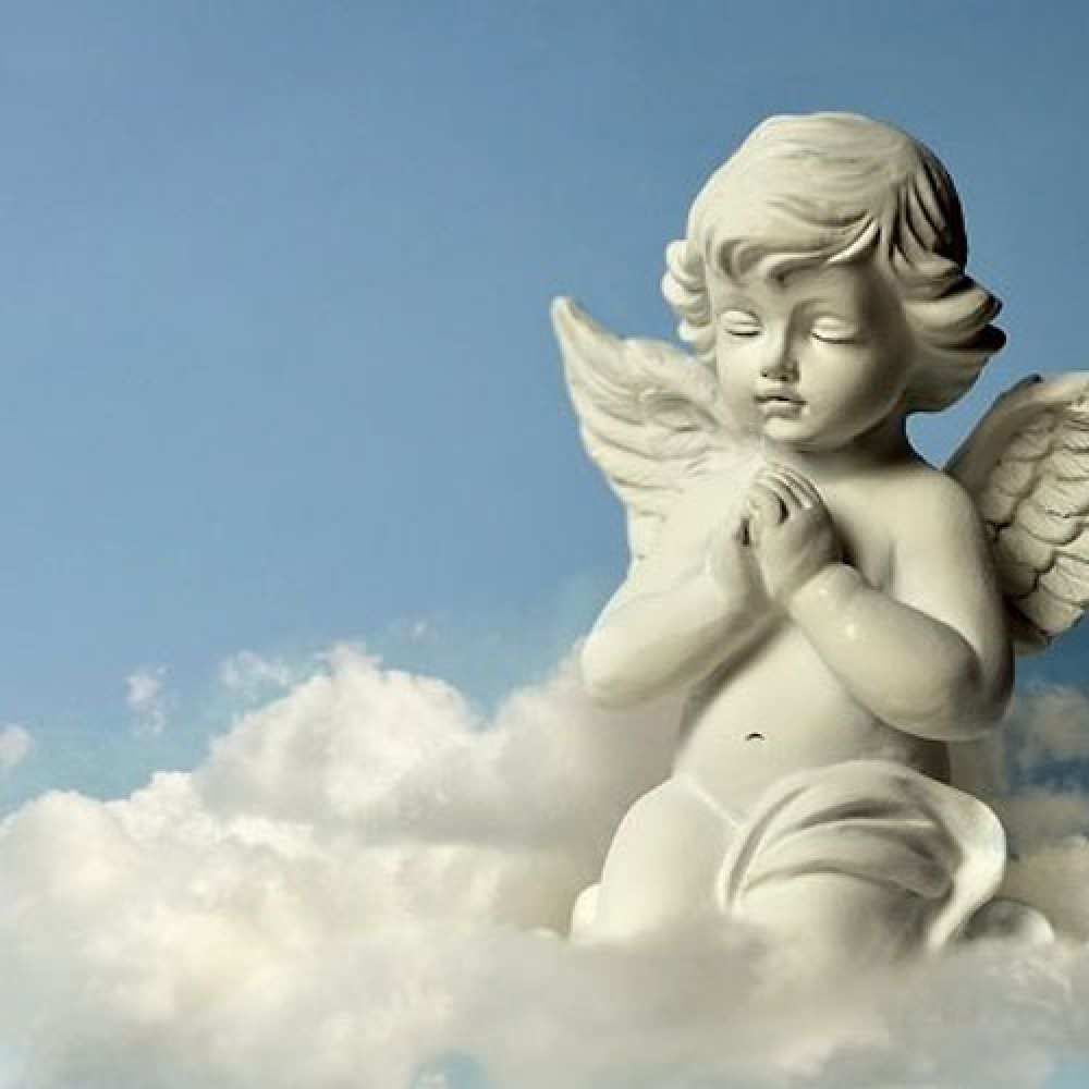 Открытка на каждый день с именем, Серафим Ты моя радость скульптура ангела на небе Прикольная открытка с пожеланием онлайн скачать бесплатно 