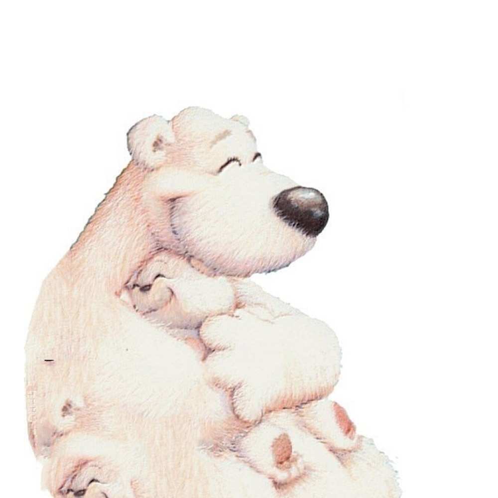Открытка на каждый день с именем, Родная Обнимашки мама белый медведь Прикольная открытка с пожеланием онлайн скачать бесплатно 