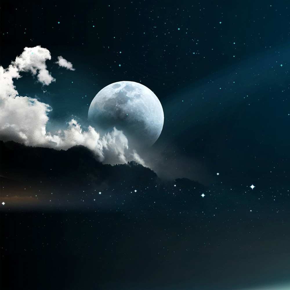 Открытка на каждый день с именем, Стёпа Доброй ночи облака в лунном свете Прикольная открытка с пожеланием онлайн скачать бесплатно 