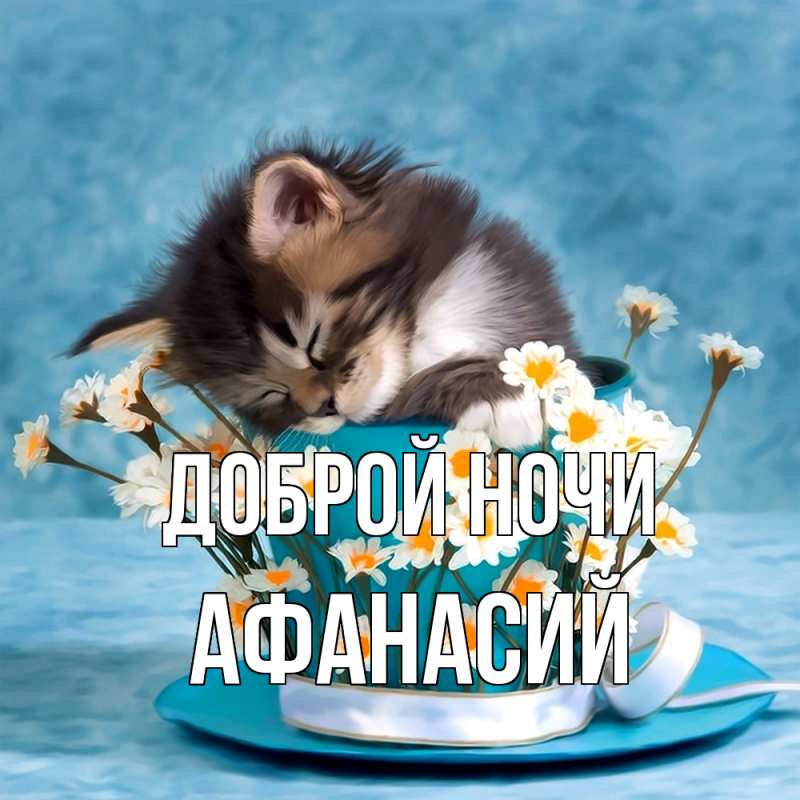 Картинка Доброй ночи, Афанасий