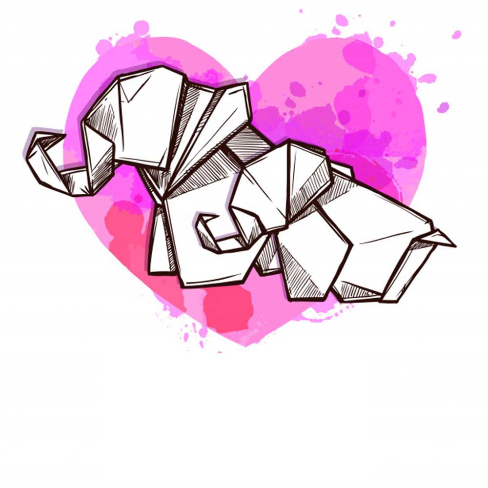 Открытка на каждый день с именем, Зульфия Удачи тебе оригами Прикольная открытка с пожеланием онлайн скачать бесплатно 
