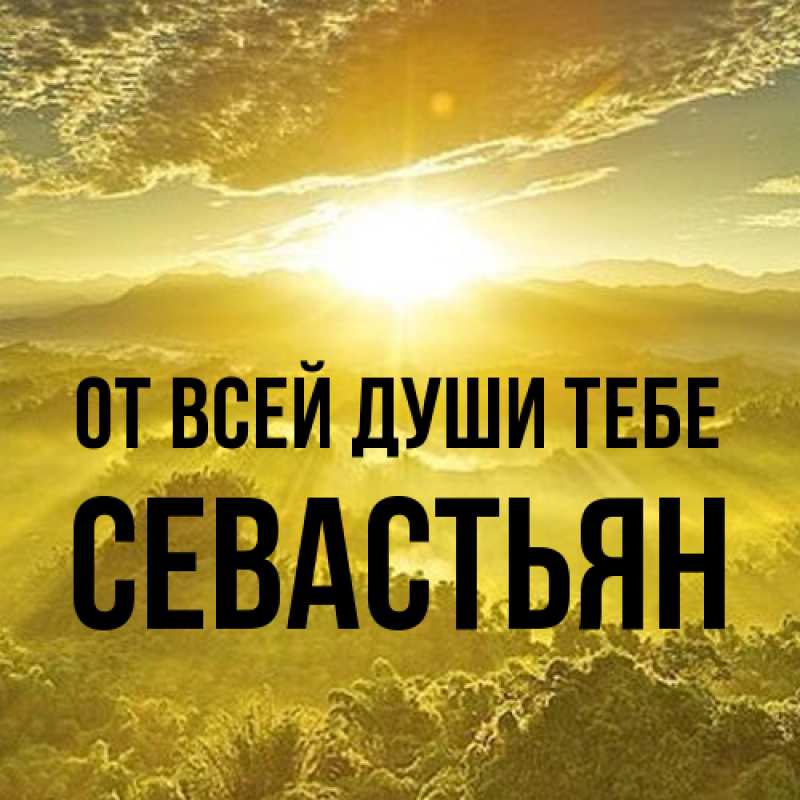 Картинка От всей души тебе, Севастьян