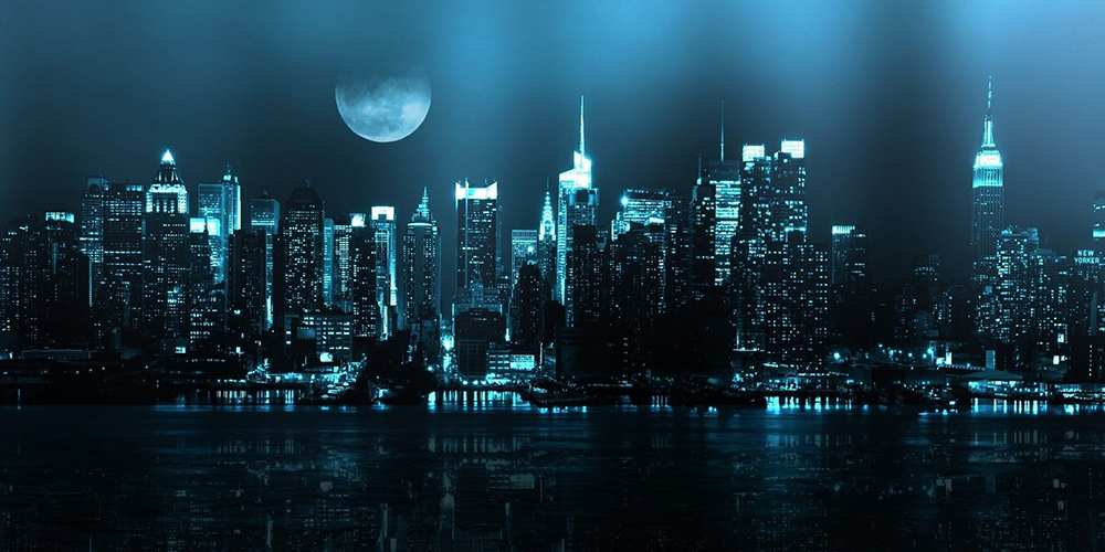 Открытка на каждый день с именем, Аполлинарий Доброй ночи городской пейзаж Прикольная открытка с пожеланием онлайн скачать бесплатно 