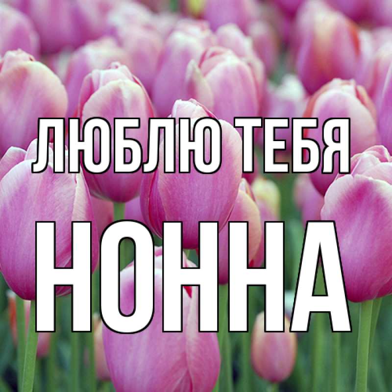 Картинка Люблю тебя, Нонна