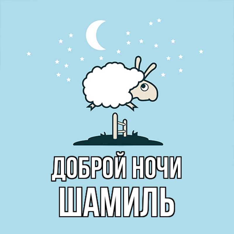 Картинка Доброй ночи, Шамиль