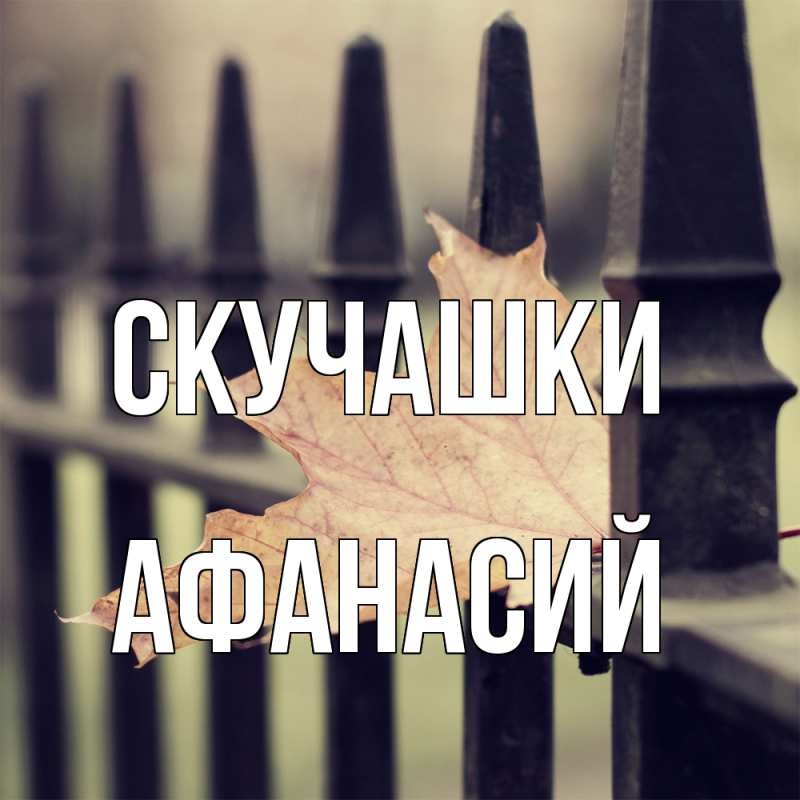 Картинка Скучашки, Афанасий