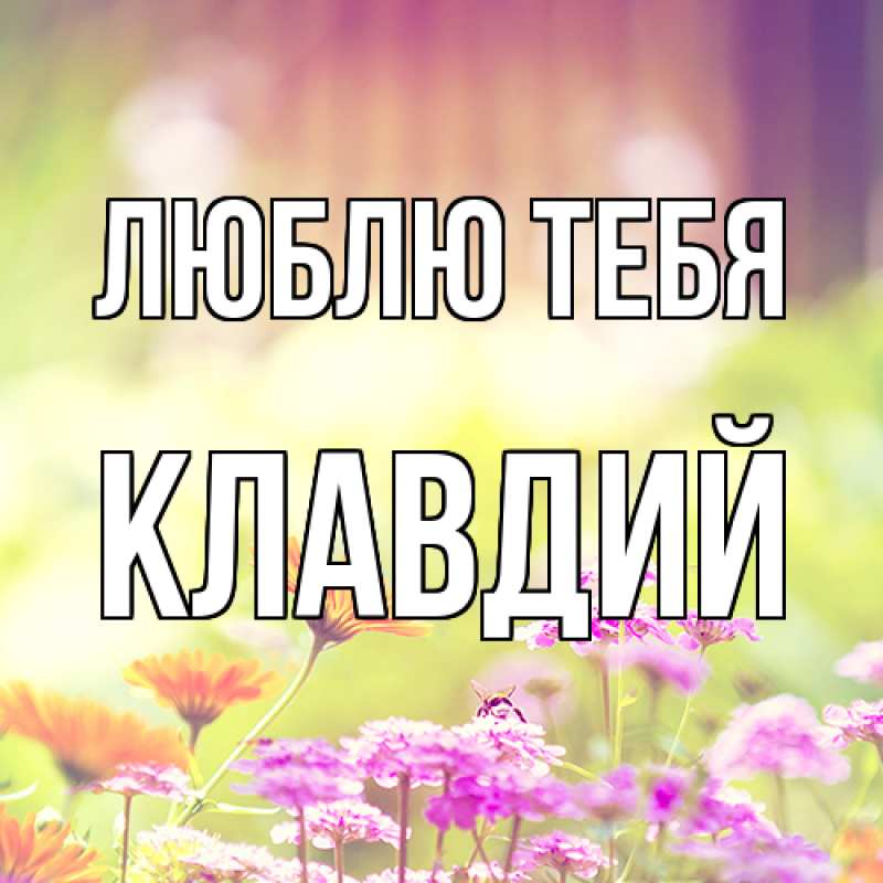 Картинка Люблю тебя, Клавдий