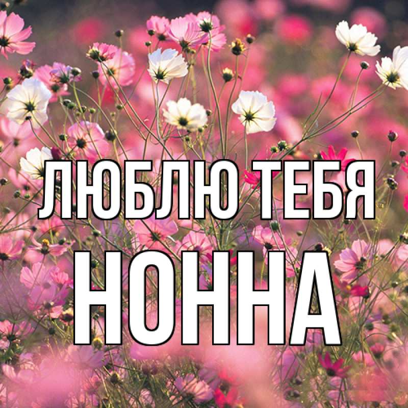 Картинка Люблю тебя, Нонна