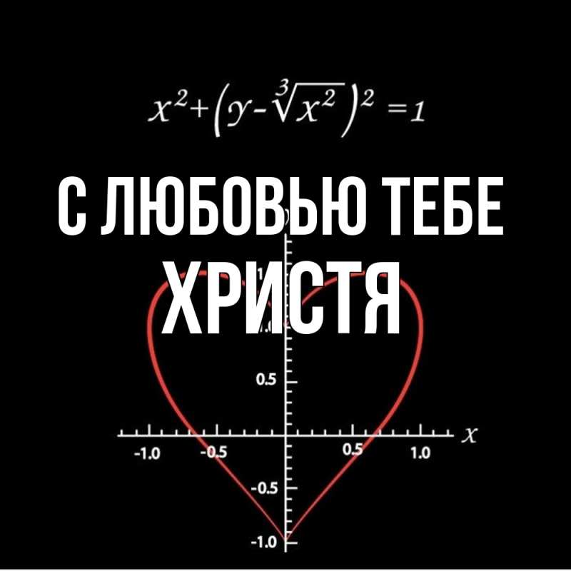 Картинка С любовью тебе, Христя