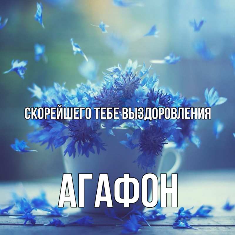 Картинка Скорейшего тебе выздоровления, Агафон