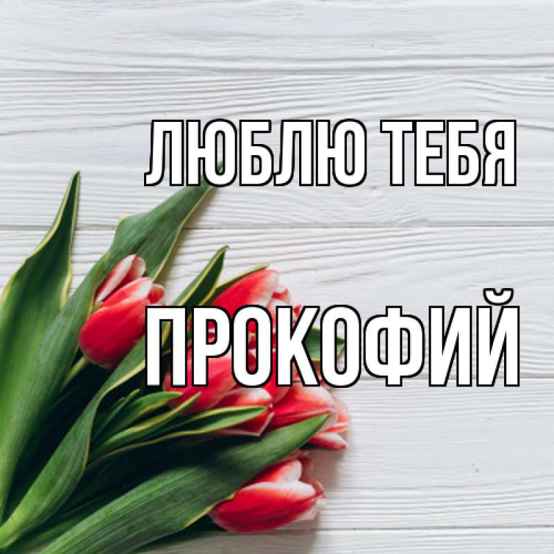 Картинка Люблю тебя, Прокофий
