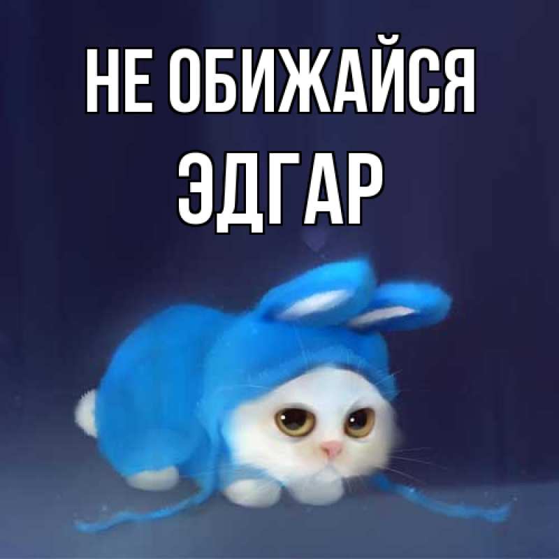 Картинка Не обижайся, Эдгар