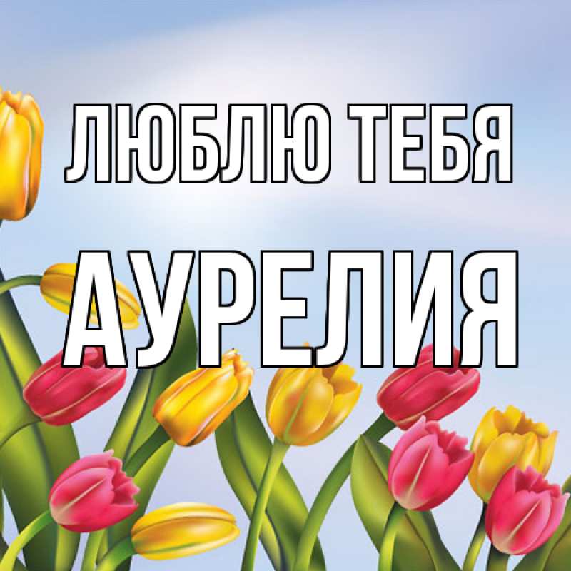 Картинка Люблю тебя, Аурелия