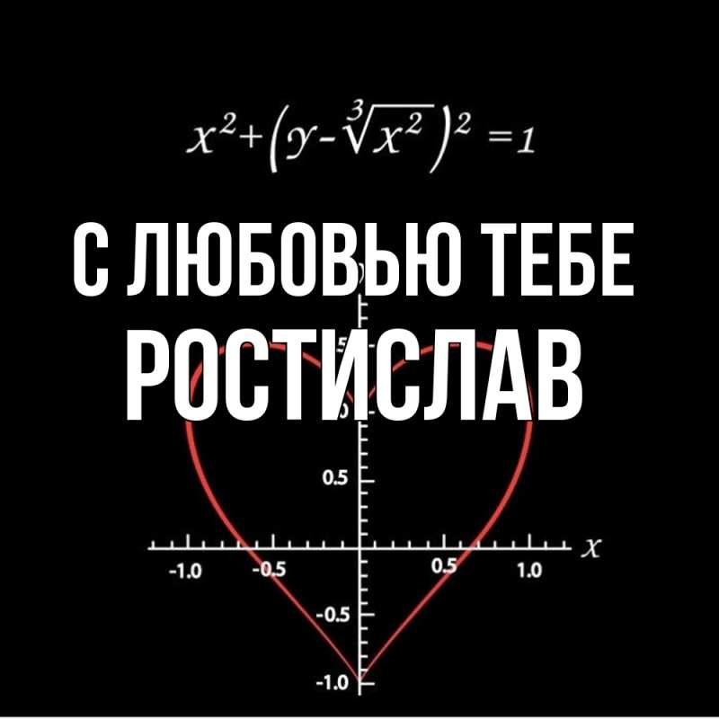Картинка С любовью тебе, Ростислав