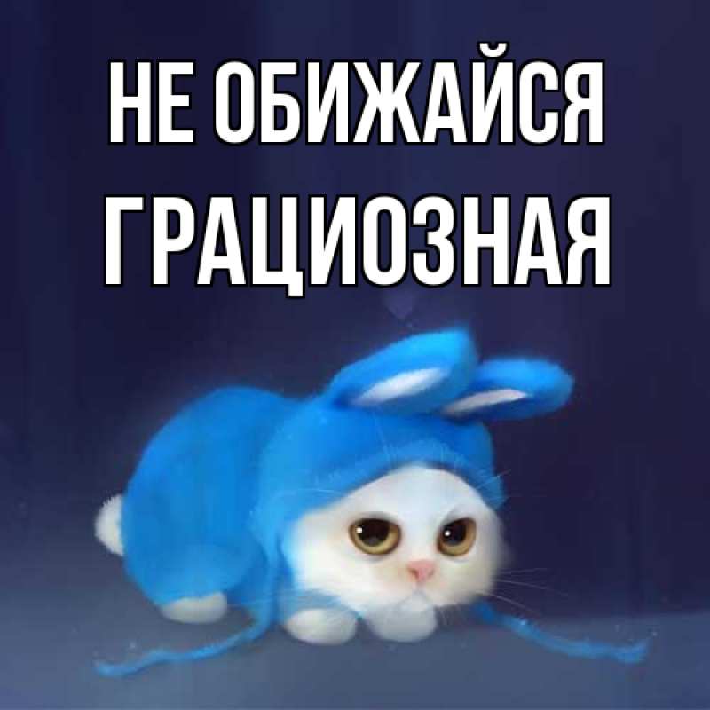 Картинка Не обижайся, Грациозная