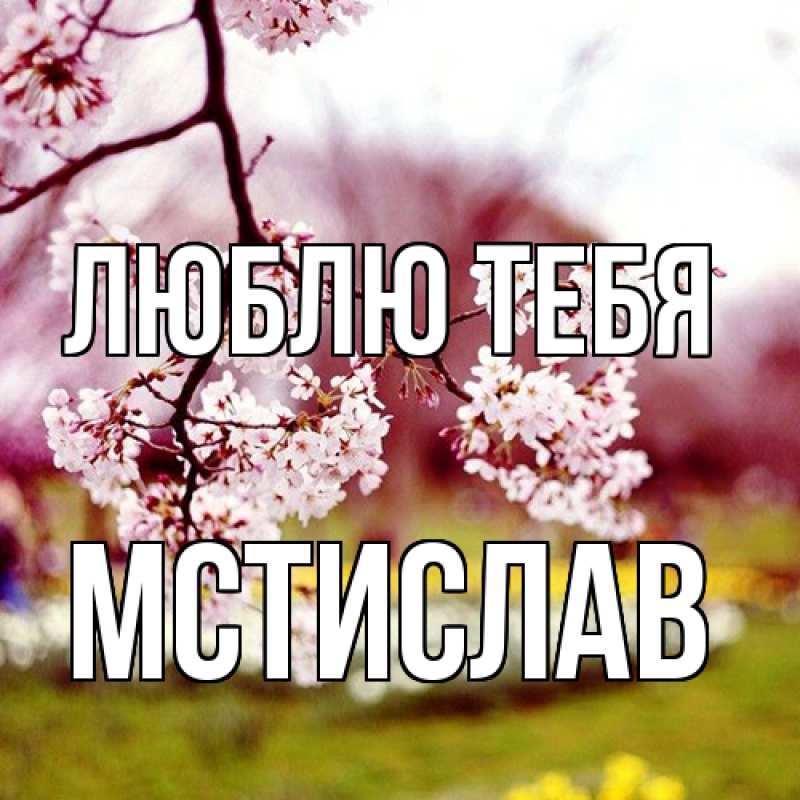 Картинка Люблю тебя, Мстислав