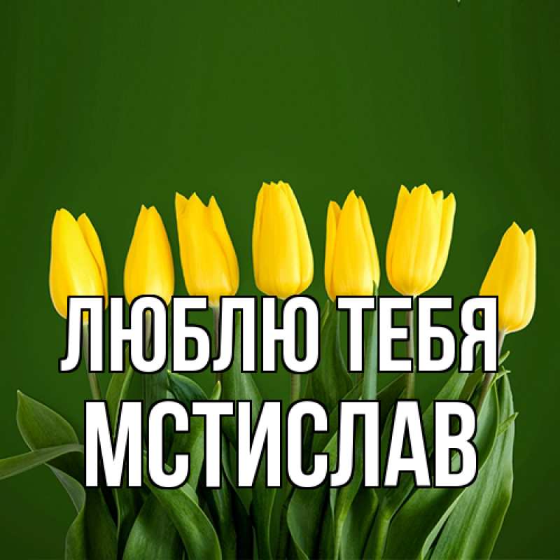 Картинка Люблю тебя, Мстислав