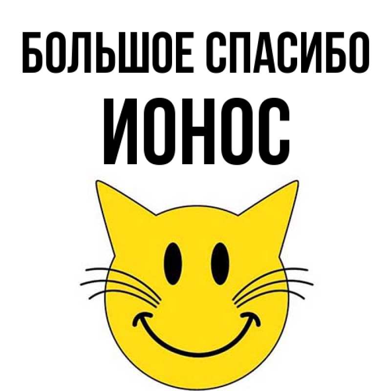 Картинка Большое спасибо, Ионос