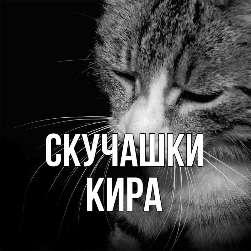 Открытка с именем, Кира, Скучашки