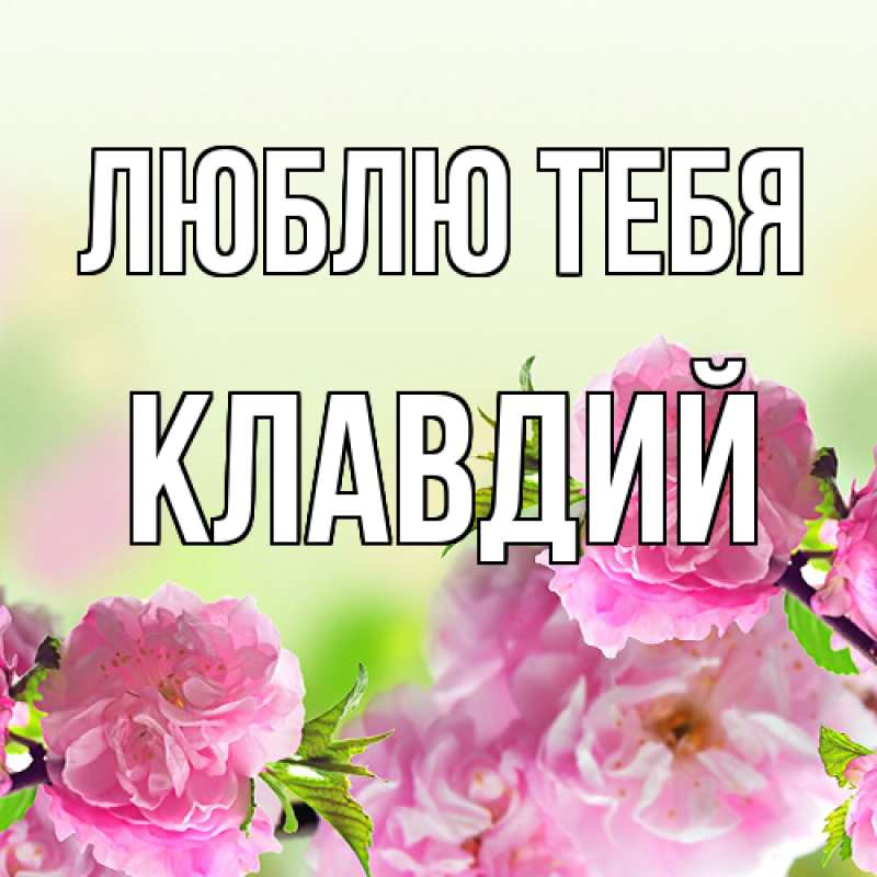 Картинка Люблю тебя, Клавдий