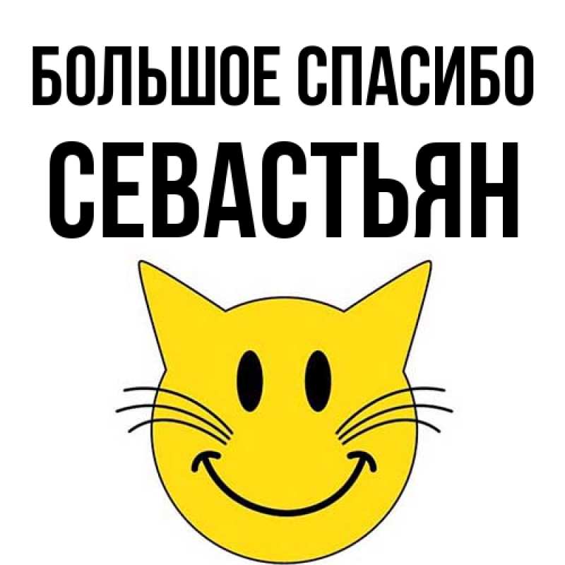 Картинка Большое спасибо, Севастьян