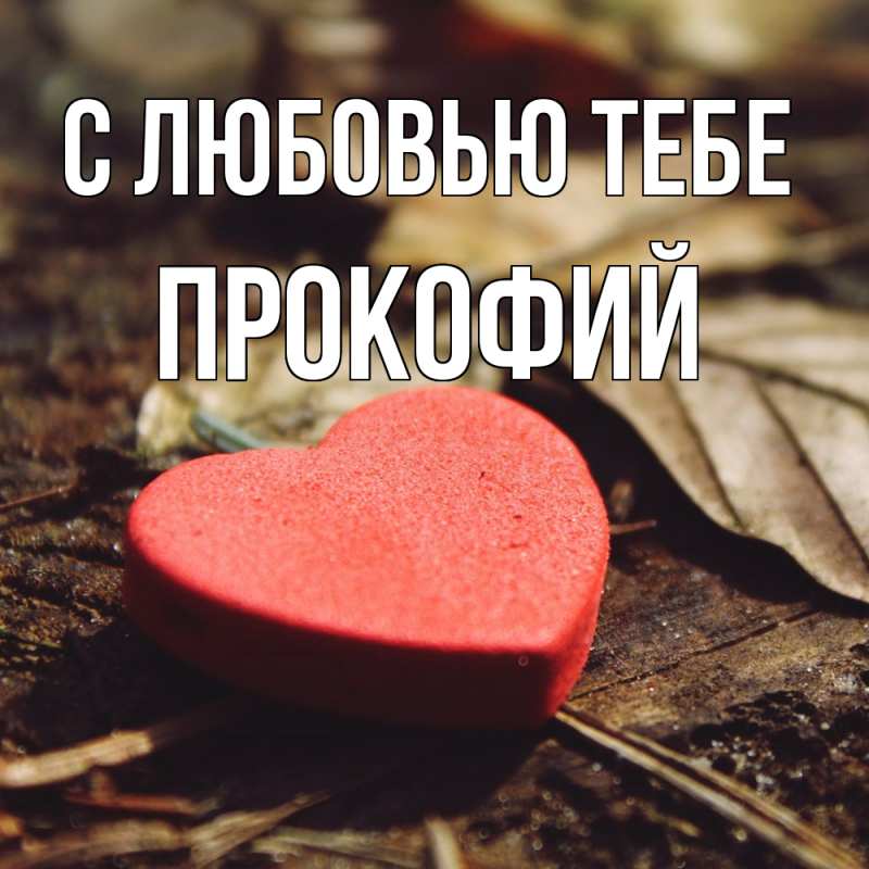 Картинка С любовью тебе, Прокофий