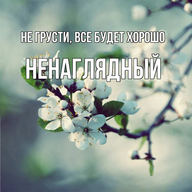 Картинка Не грусти, все будет хорошо, Ненаглядный