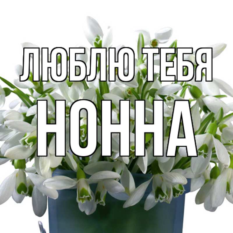 Картинка Люблю тебя, Нонна