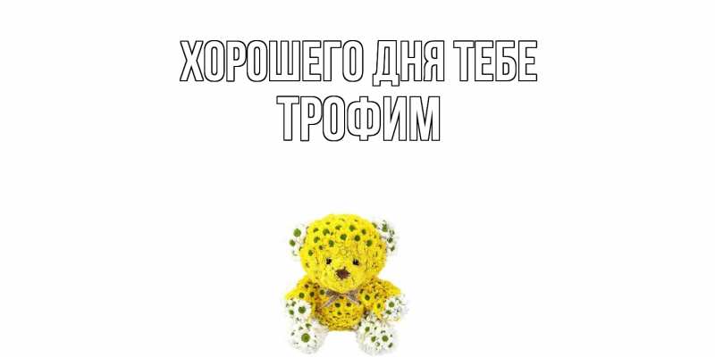 Картинка Хорошего дня тебе, Трофим