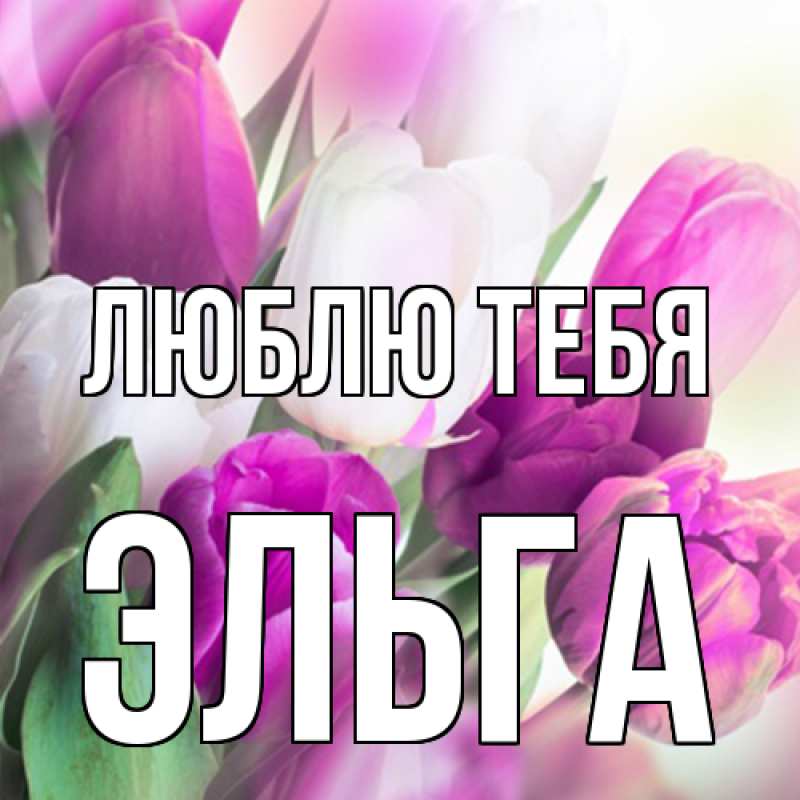 Картинка Люблю тебя, Эльга