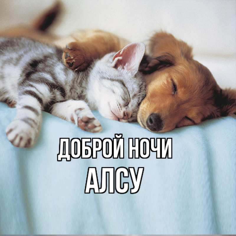 Картинка Доброй ночи, Алсу