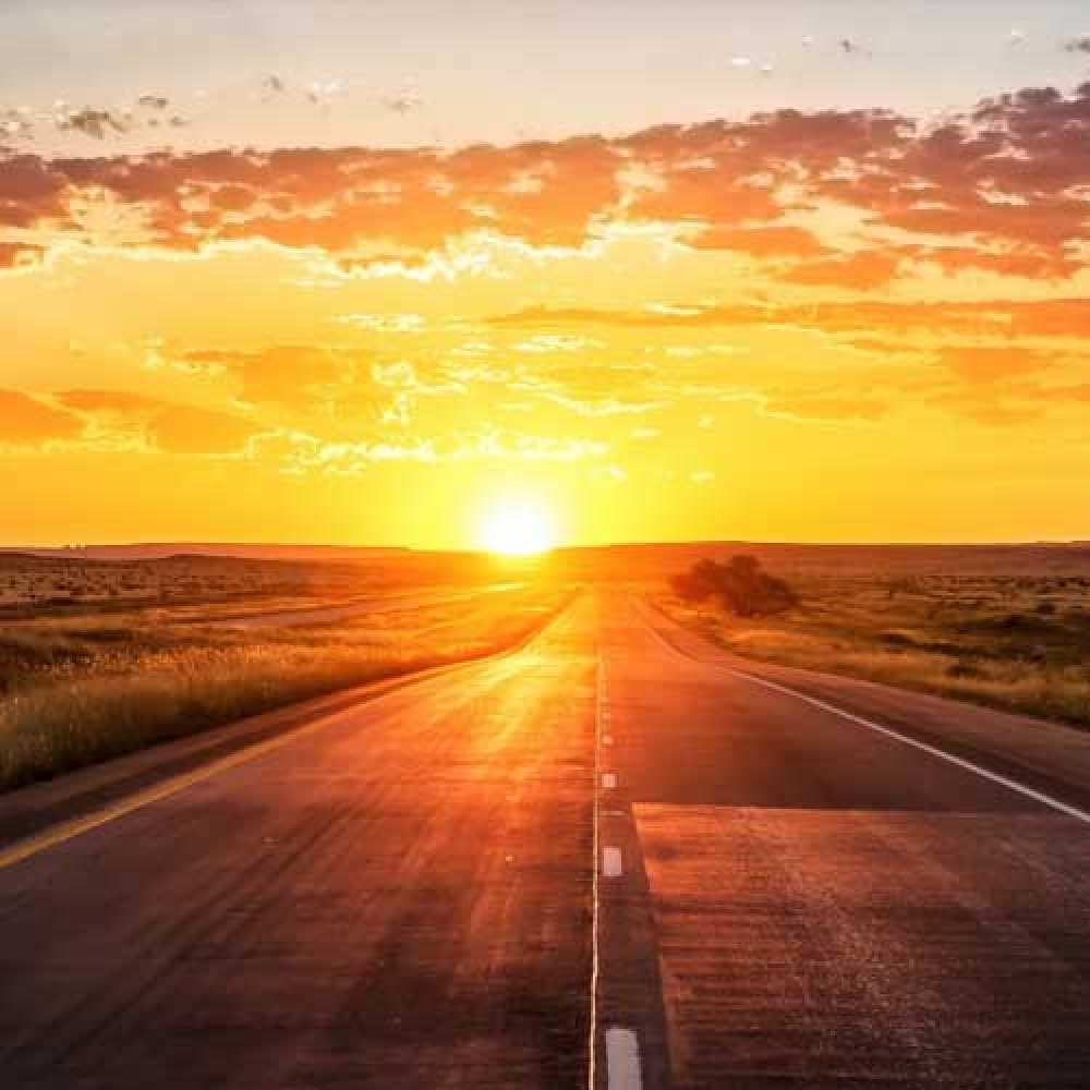 Открытка на каждый день с именем, Армен Удачной поездки солнечный свет, закат Прикольная открытка с пожеланием онлайн скачать бесплатно 