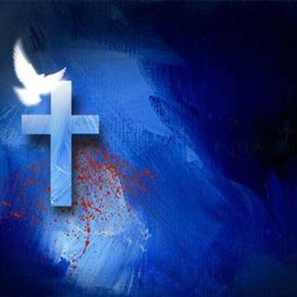 Открытка на каждый день с именем, Христя От всей души тебе Синий фон и птица Прикольная открытка с пожеланием онлайн скачать бесплатно 