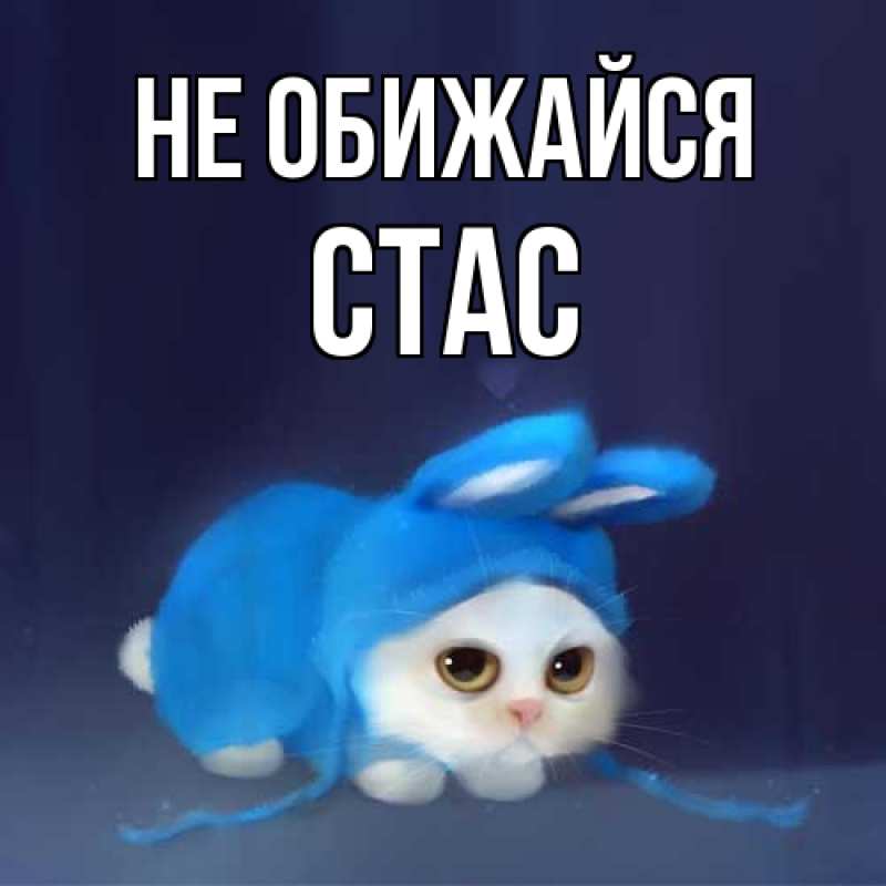 Картинка Не обижайся, Стас