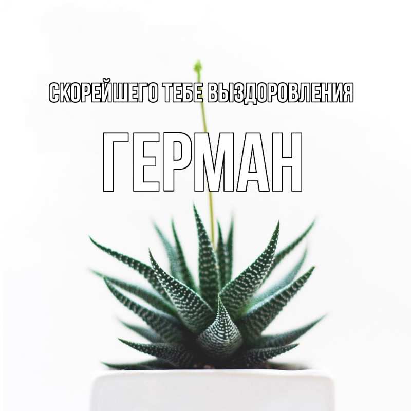 Картинка Скорейшего тебе выздоровления, Герман