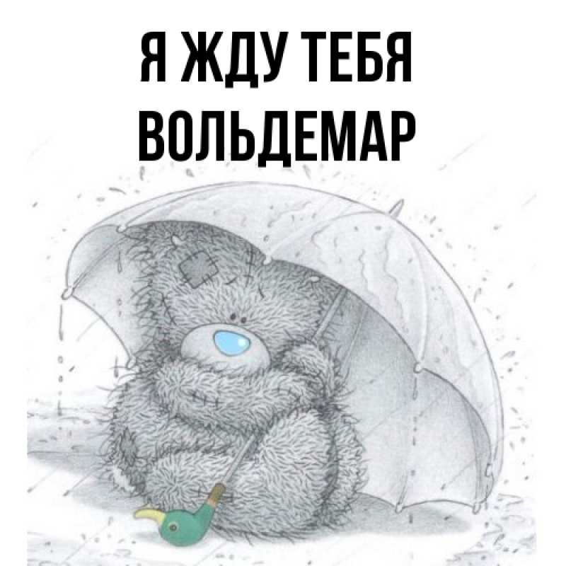 Картинка Я жду тебя, Вольдемар
