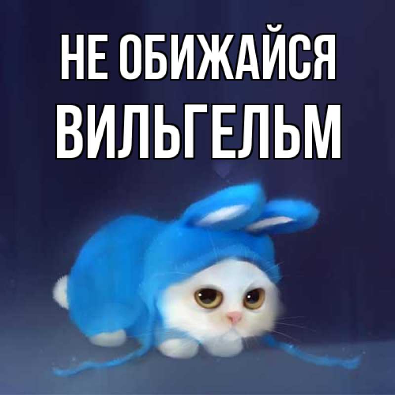 Картинка Не обижайся, Вильгельм