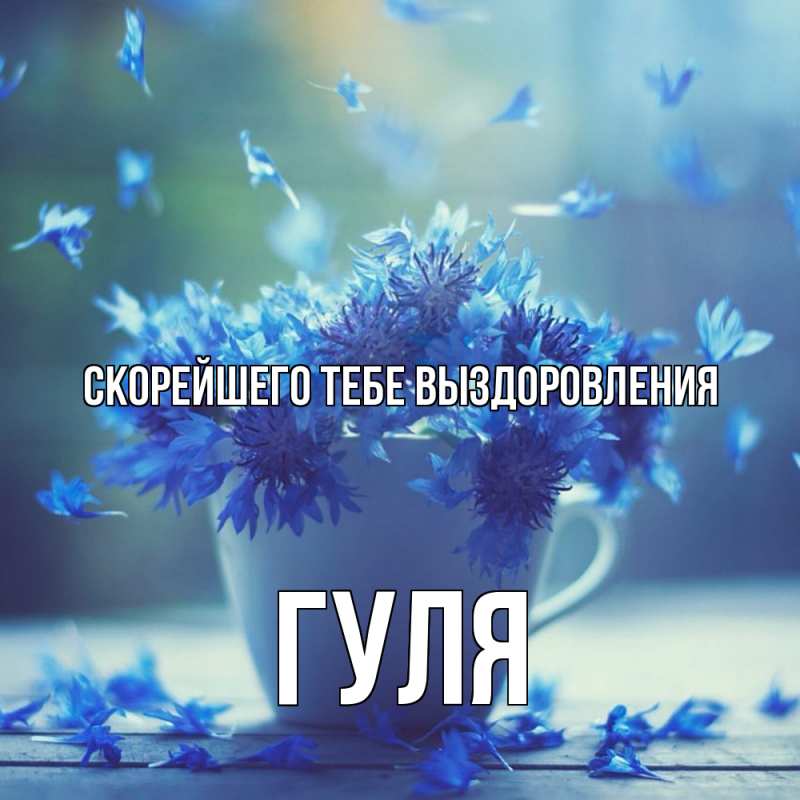 Картинка Скорейшего тебе выздоровления, Гуля