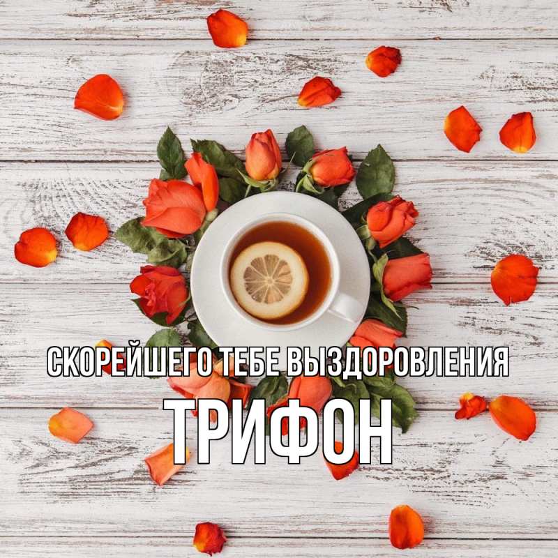 Картинка Скорейшего тебе выздоровления, Трифон