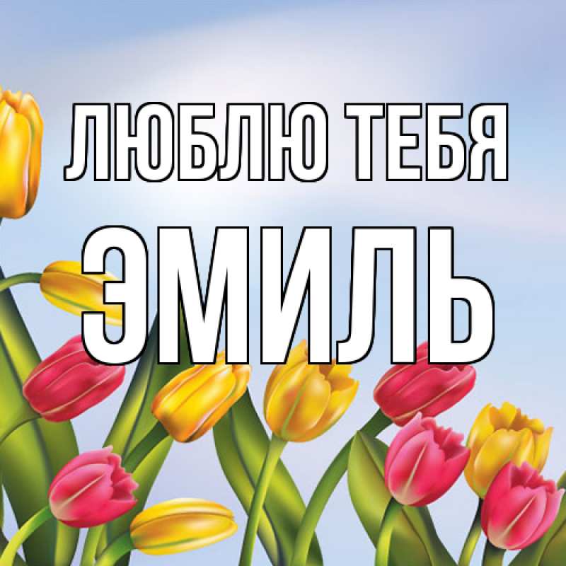 Картинка Люблю тебя, Эмиль