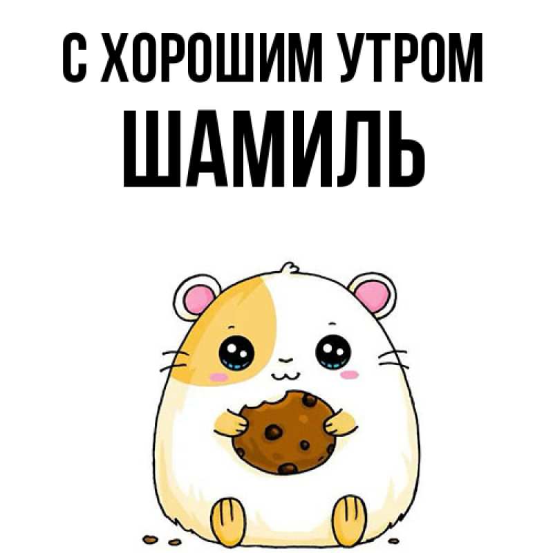 Картинка С хорошим утром, Шамиль