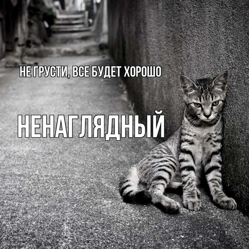 Картинка Не грусти, все будет хорошо, Ненаглядный