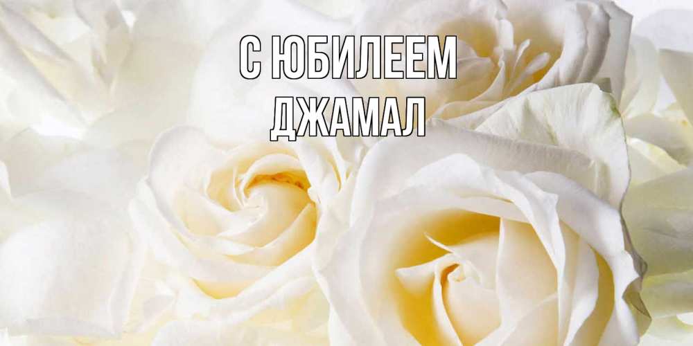 Открытка на каждый день с именем, Джамал C юбилеем открыточки на день рождения любимым Прикольная открытка с пожеланием онлайн скачать бесплатно 