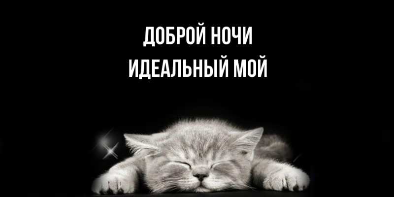 Картинка Доброй ночи, Идеальный мой