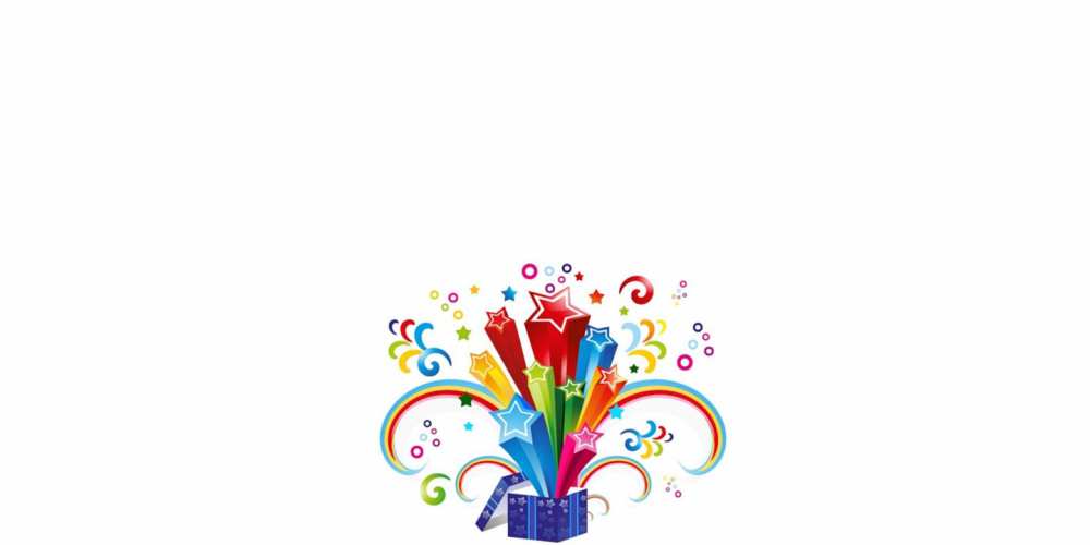 Открытка на каждый день с именем, Франсуаза C юбилеем Коробка,радуга,звезды Прикольная открытка с пожеланием онлайн скачать бесплатно 