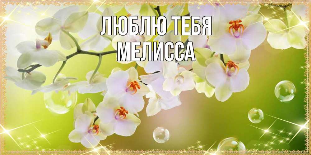 Открытка на каждый день с именем, Мелисса Люблю тебя открытка с цветами на международный женский день Прикольная открытка с пожеланием онлайн скачать бесплатно 