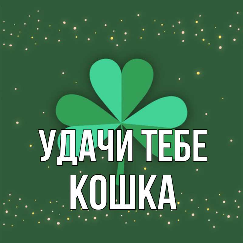 Картинка Удачи тебе, Кошка