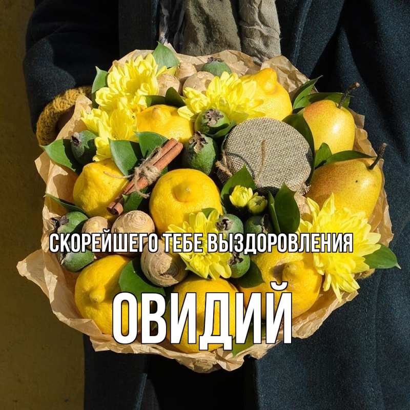 Картинка Скорейшего тебе выздоровления, Овидий