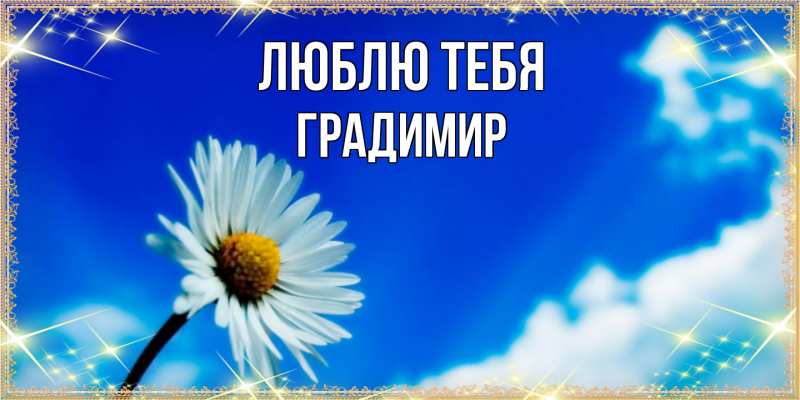 Картинка Люблю тебя, Градимир